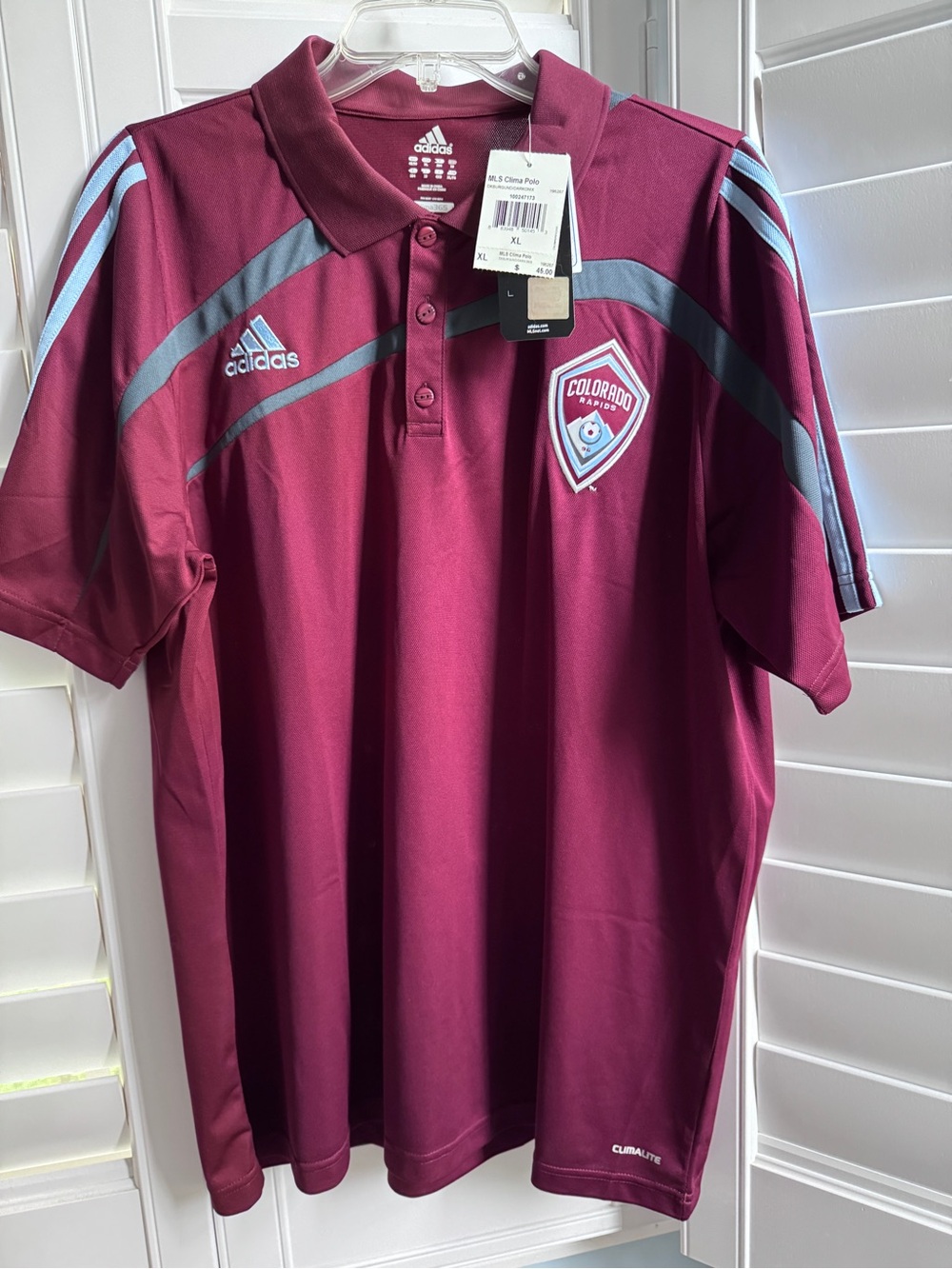 MLS Colorado Rapids jersey NWT size XL